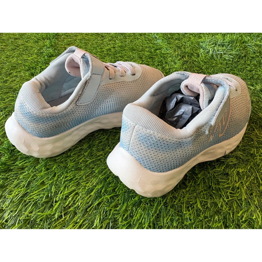 New Balance 520 Kids Running Shoes Light Blue Pink PA520SP8 Size 10.5 US Toddler - Picture 3 of 8